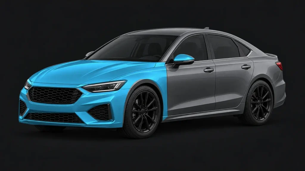 Full Front End PPF coverage illustration